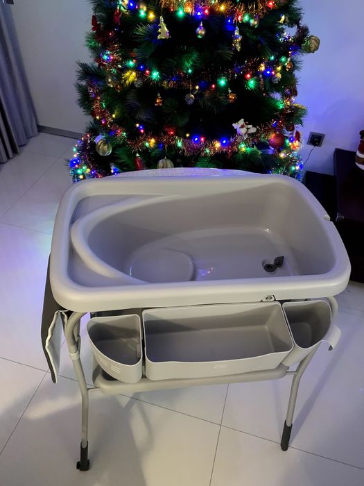Conjunto Chicco Récem-Nascido (berço ninho banheira espreguiçadeira)