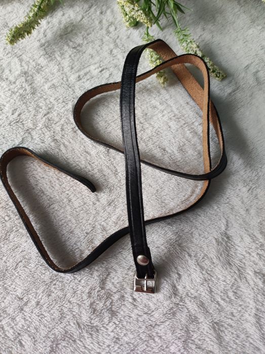 Cienki pasek ozdobny do sukienek Basic nowy