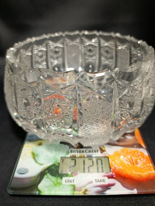 Dyza miska z przezroczystego szkła kryształowego Bleikristall 24%