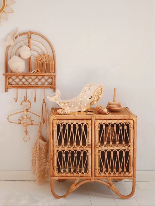 Komoda rattanowa dla dziecka