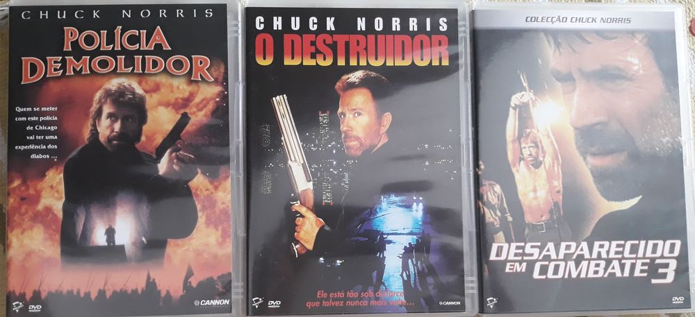 DVD Coleção Chuck Norris (Desaparecido 3/Polícia Demolidor/Destruidor)