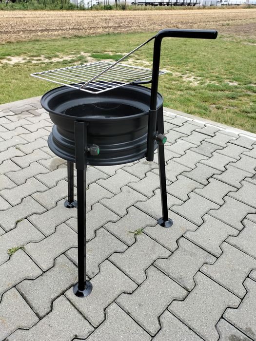 Grill z felgi składany