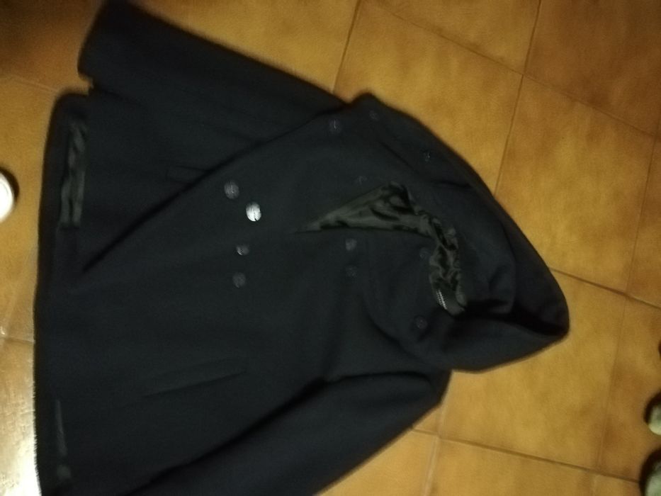 Casaco Zara azul escuro