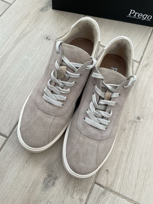 Кеди Prego натур. замш