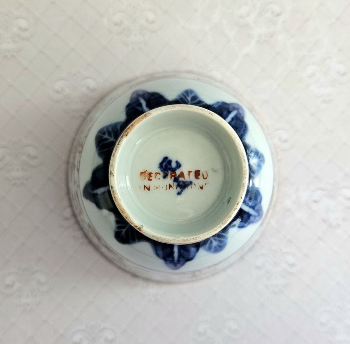 Taça de porcelana chinesa