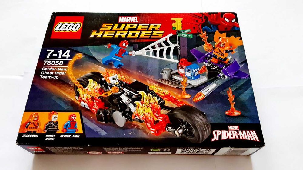 LEGO Super Heroes Marvel 76058 Spider-Man Ghost Rider Team-up selado