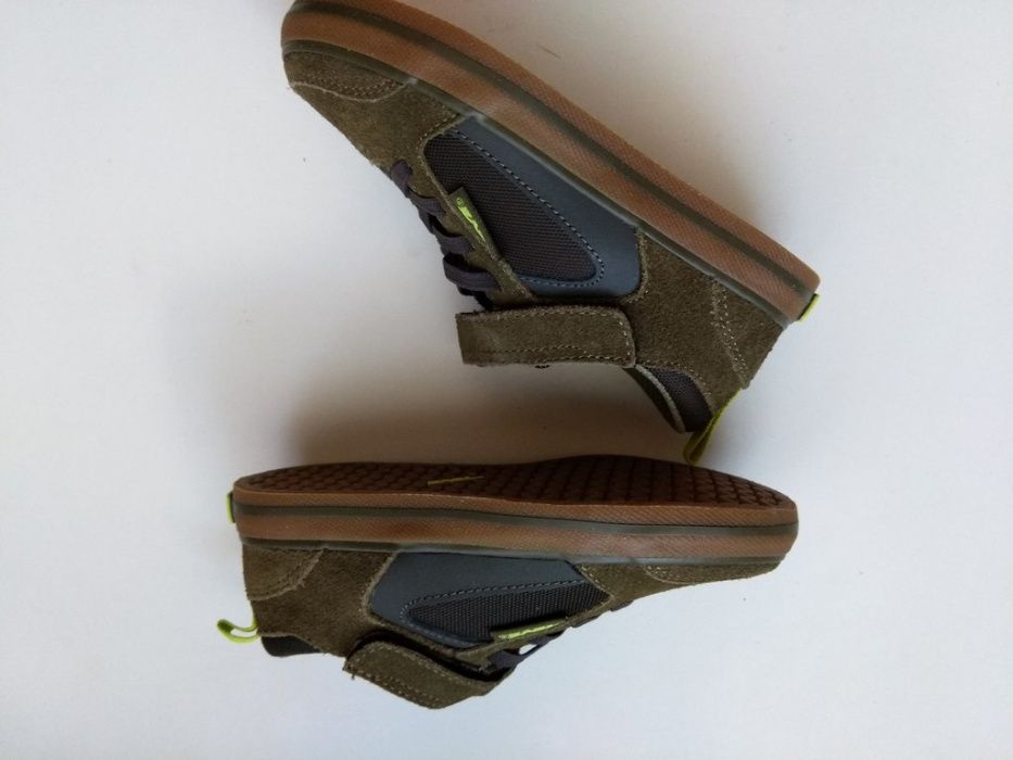 Замшевые туфли кеды Teva, стелька 17,5см шнурки-резинки, цена закупки.