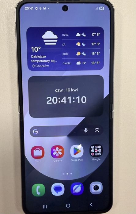 Smartfon Galaxy Z Flip 6 256GB Silver Shadow