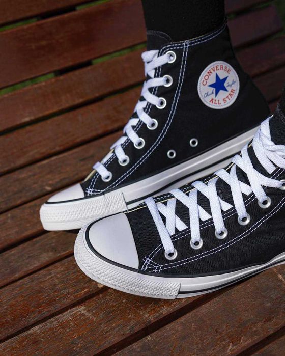 Chuck Taylor All Star Hi Black converse кеди чоловічі жіночі конверс