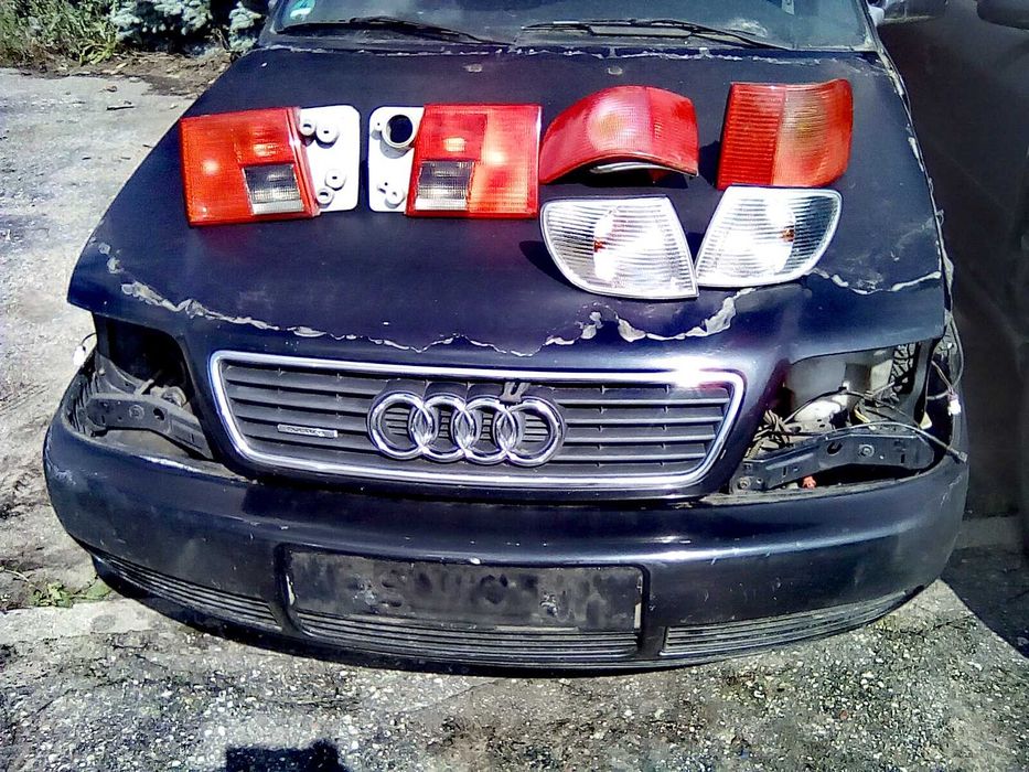 Zderzak Maska Lampa AUDI 100 a6 c4 Grill Kierunkowskaz Reling Lusterko