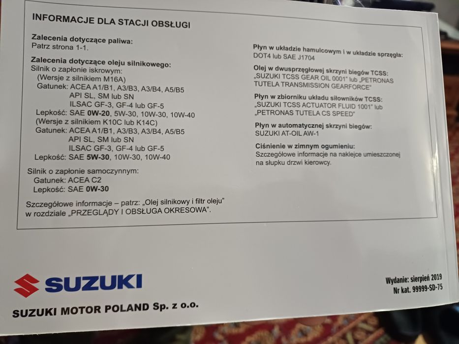 Instrukcja Suzuki SX4 S-Cross