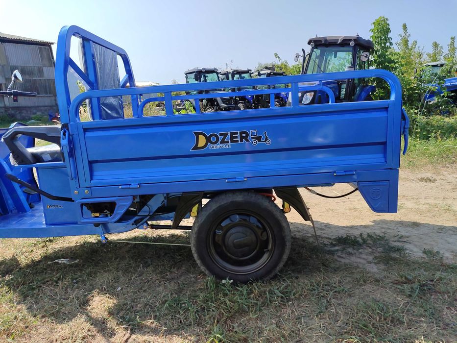 Электро трицикл Дозер 1200 ватт Синий цвет 2024 года