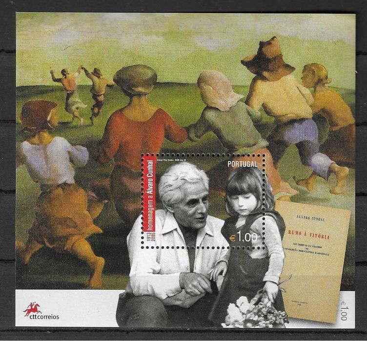 Bloco Portugal de 2005 " Homenagem a Álvaro Cunhal "