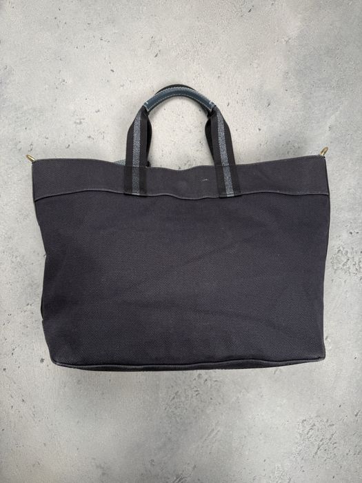 Torebka Coach New York Navi Canvas Tote Bag with Blue Strap