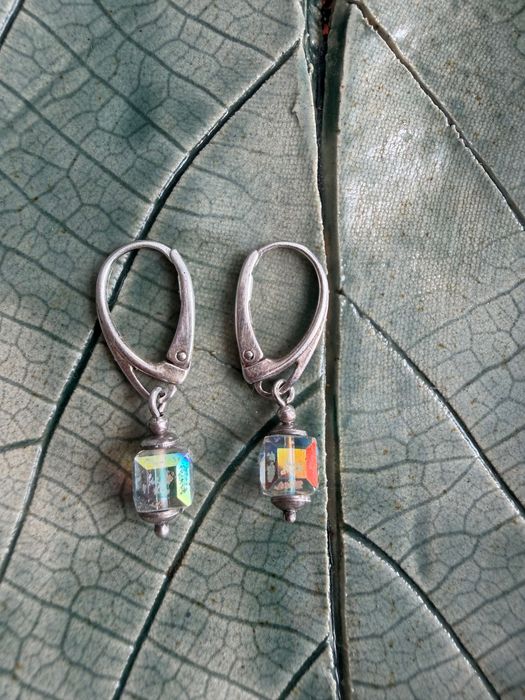 Swarovski + srebro - kolczyki