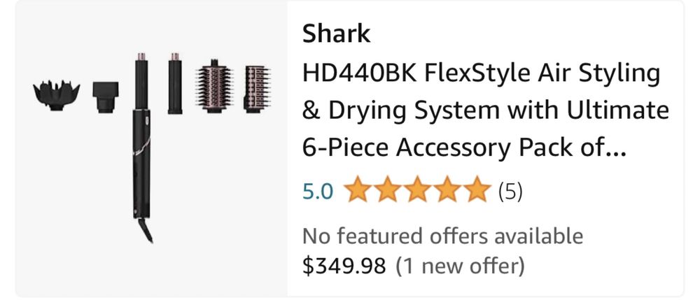 Стайлер Shark flexstyle hd440bk america / американська версія
