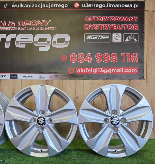 Nowe alufelgi SUZUKI 16x4x100 - Alto, Baleno, Celerio, Ignis, Swift