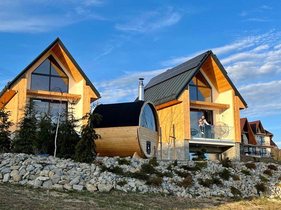 Huba Hills widok na góry i jezioro! Jacuzzi, sauna, grota solna, balia