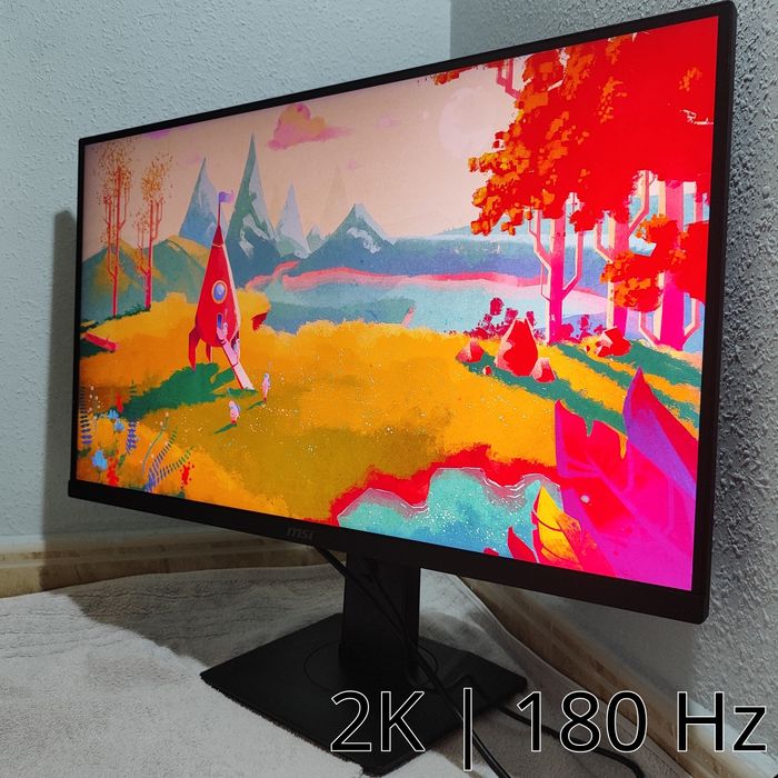 Монитор MSI MAG 274QRF QD E2 (180 Hz) с изношенным флекс кабелем