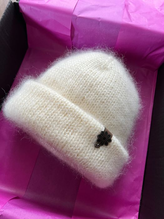 Czapka dwustronna/podwójna z moherem