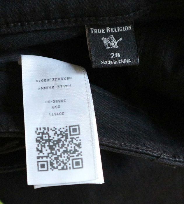 True Religion Halle spodnie jeansy W28 L30 pas 2 x 38/41 cm