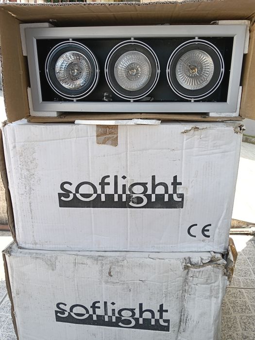 Softlight Spotlights 3 x 50 W