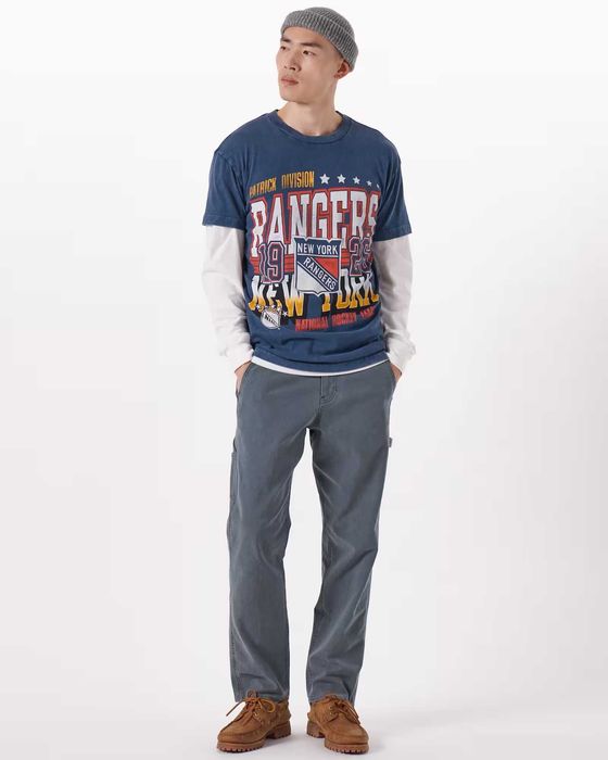 Футболка Abercrombie & Fitch с хоккейным принтом (M,L) Оригинал