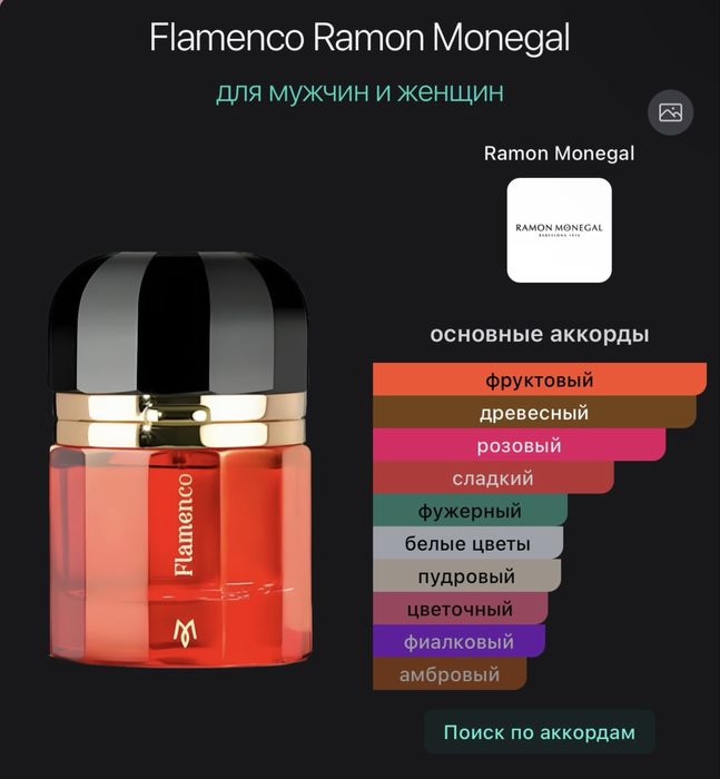 Ramon Monegal Flamenco 100 ml Оригінал 100%
