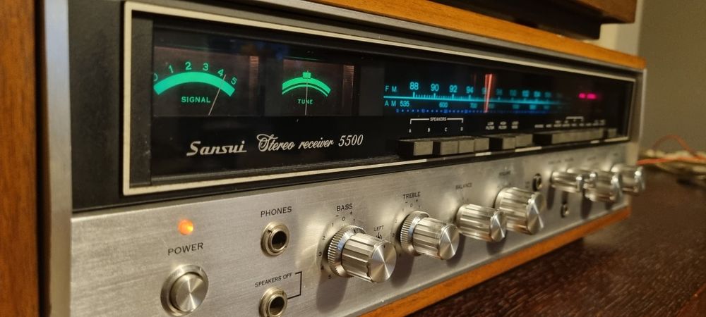 Sansui5500 amplituner vintage legendarny