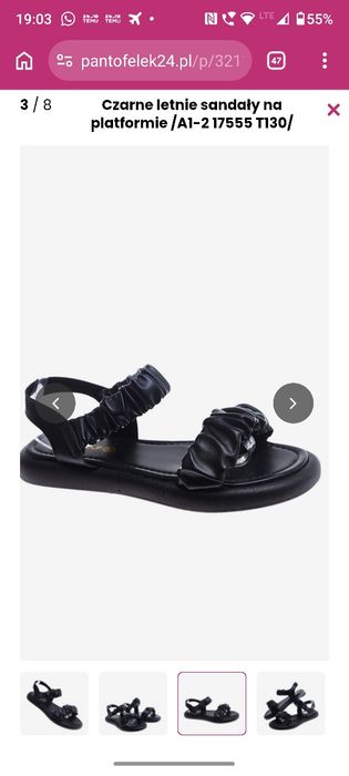 Nowe buty sandały 39/40 25cm