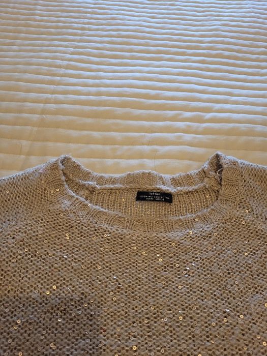 Camisola Lefties bege e dourada
