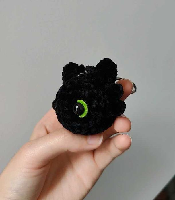 Conjunto Toothless & Light Fury | Porta-chaves | em Crochet | Amigurumi