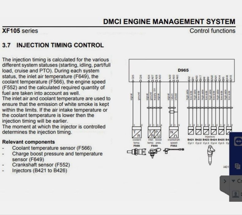 DAF XF105 LF45 LF55 Workshop Manuals Wiring Diagrams Technical Info