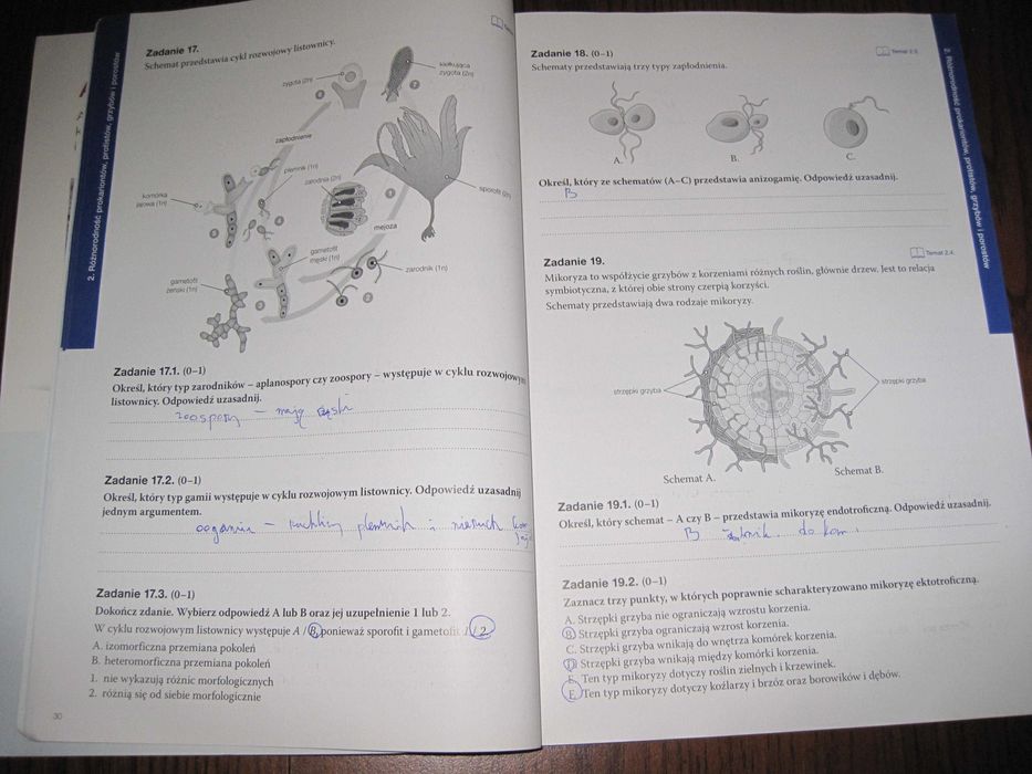biologia maturalne karty pracy  klasa 2 Nowa Era  zakres rozszerzony