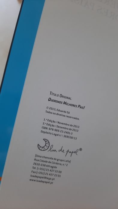 Livro "Queremos melhores pais!"