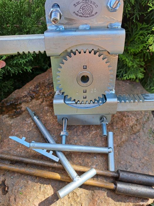 Замок гаражний оцинкований двохрігельний "Журавель"