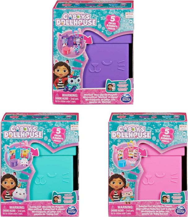 Gabby´s Dollhouse набір,3 ігрові кімнати з фігурками Cakey