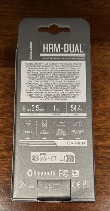 Garmin hrm dual Novo nunca usado