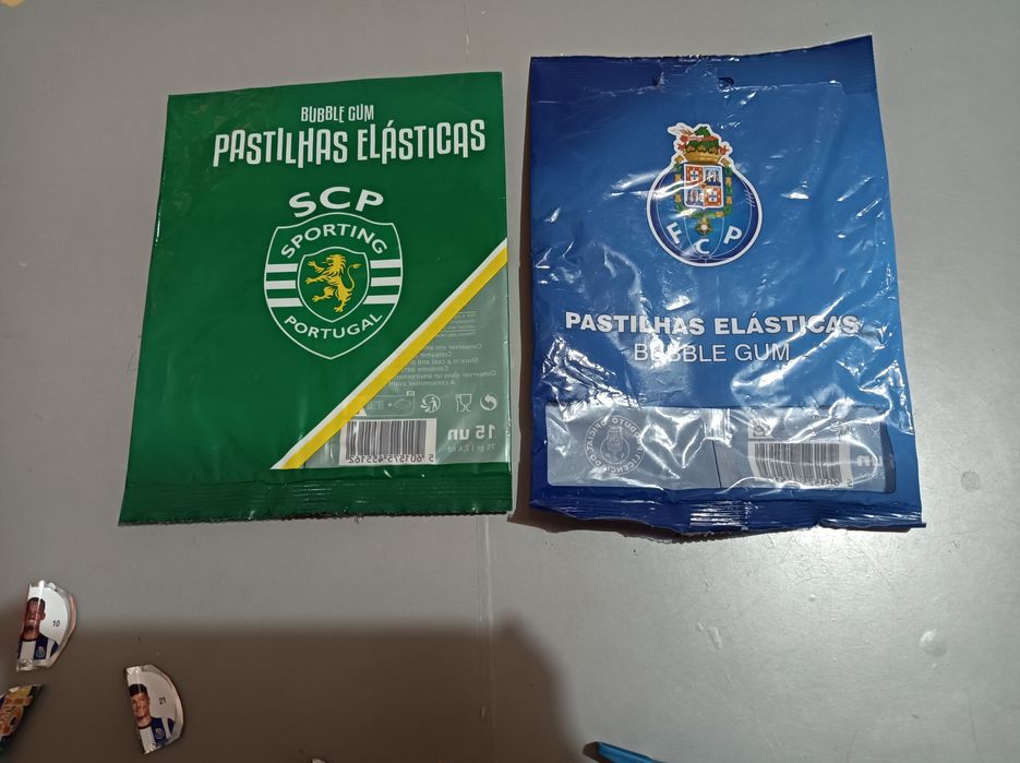 Autocolantes das pastilhas do Sporting & Porto