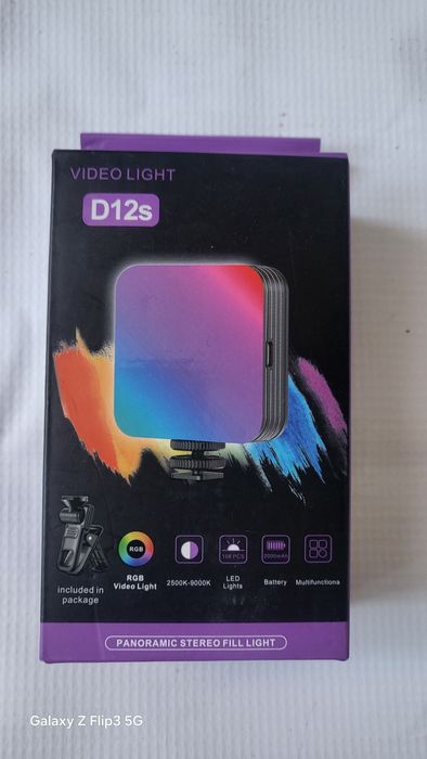 Przenośną lampka selfie Led RGB