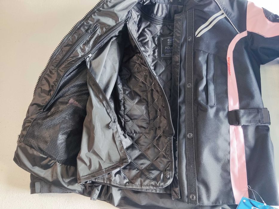 Casaco senhora c/proteções mota scooter novo