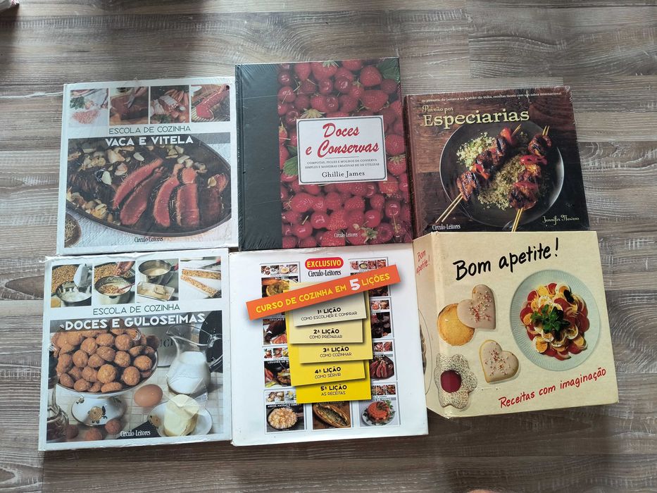 Livros - Conjunto Cozinha e Receitas - Circulo de Leitores (SELADO)