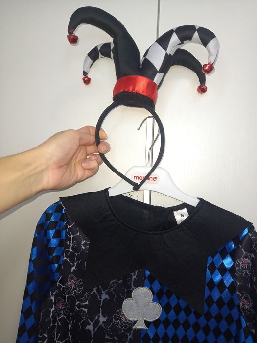 Костюм коня кінь верблюда Джокера шута клоуна на хелловін  7-8 років