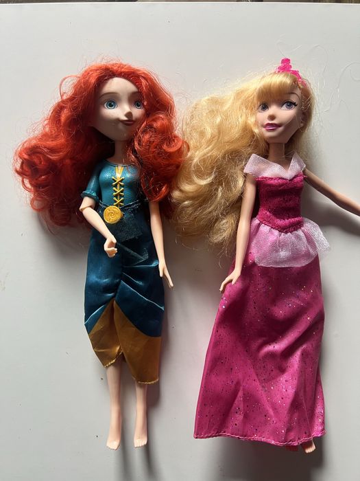 Merida waleczna Aurora śpiąca królewna Disney Mattel lalka