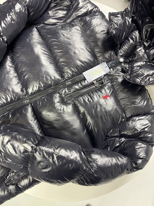 ‼️БЕЗ ПЕРЕДОПЛАТ‼️ Пуховик Polo Ralph Lauren глянець / Ральф Лорен