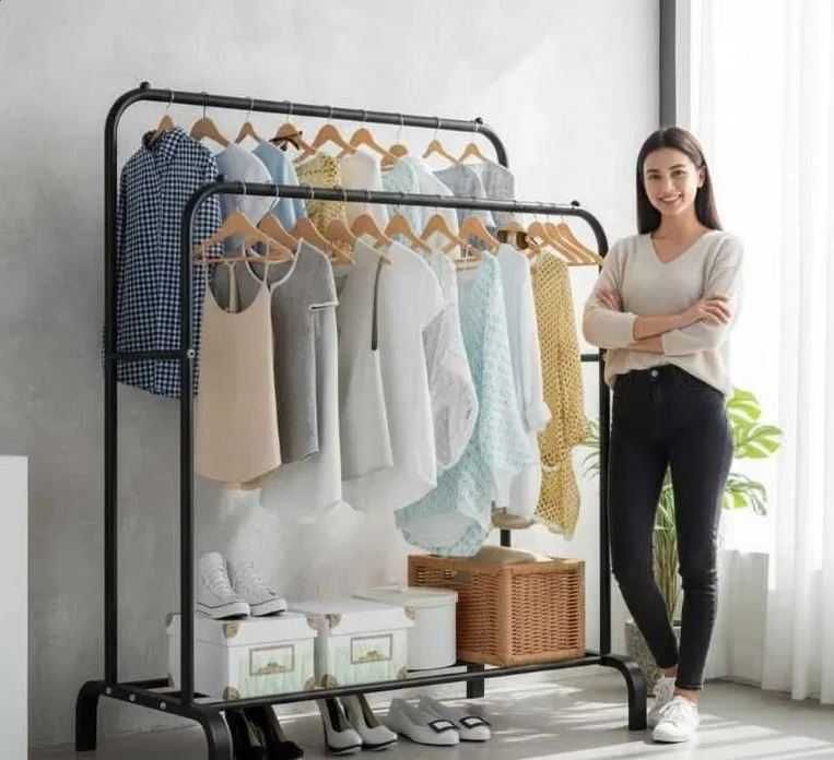 ШВИДКОЗБІРНА Вішалка Вішак Стійка для верхнього одягу полиця взуття