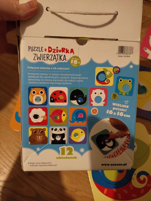 Czuczu puzzle z dziurką zwierzątka