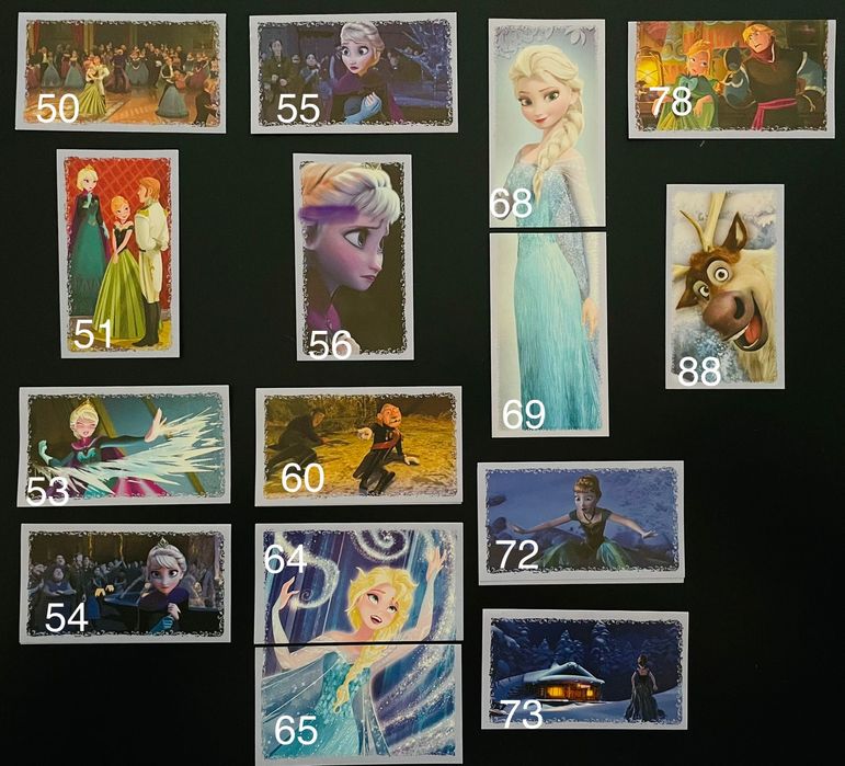 Cromos Panini Frozen - o Reino do Gelo