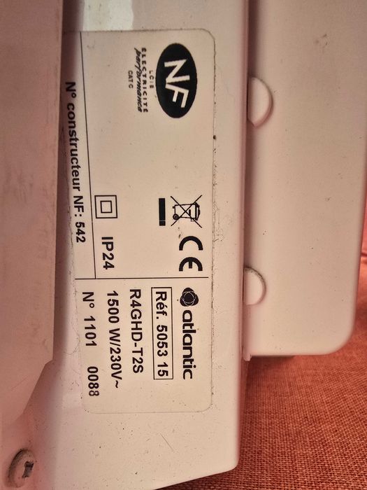 12 emissores térmicos ("aquecedores") - ATLANTIC