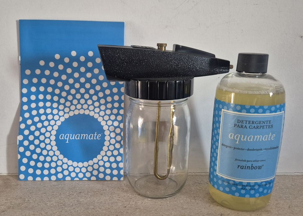 Rainbow AquaMate – Sistema de lavagem de tapetes/alcatifas com caixa original - NOVOl